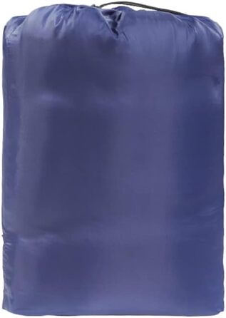 Спальний мішок Amazon Basics 4 сезони, для холодної та теплої погоди, для кемпінгу та піших прогулянок, прямокутний, блакитний