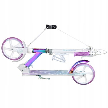 Складаний електросамокат RAVEN Estelle PRO White Neo Chrome, амортизатор 200 мм