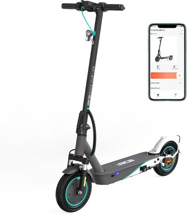 Електросамокат RCB EV85F/EV10K PRO з ABE, 8,5-10 дюймів, 400W, до 40 км, складаний, подвійна гальмівна система, подвійний амортизатор, керування через додаток