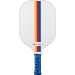 Паддл для піклболу Brooklyn Pickleball Co. | Вуглецеве волокно | Вулик | Нековзний руків'я | Одиночний | Білий