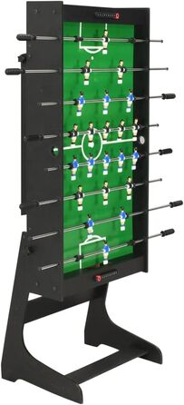 Складаний стіл для кікеру vidaXL 121x61x80 см, чорний