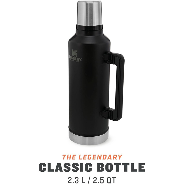 Термос Stanley Classic Legendary, 1 л, нержавіюча сталь, зберігає тепло/холод до 48 годин, BPA-free, для напоїв, підходить для посудомийної машини