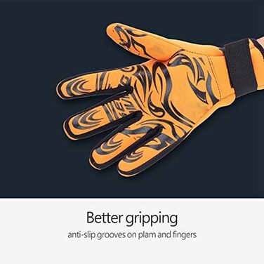 Рукавички для плавання VGEBY1, 2 мм неопрен, 5 пальців, для водного спорту, дорослі (Помаранчевий, L)