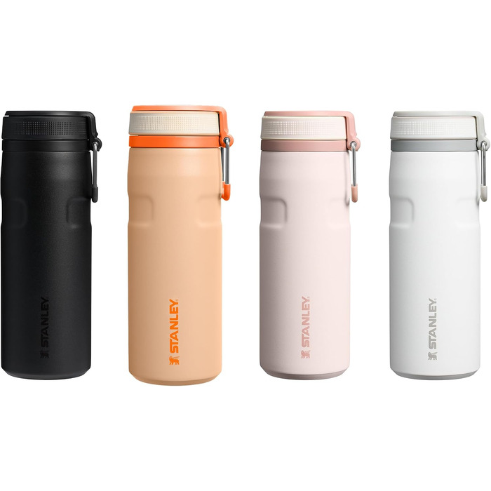 Термос-пляшка STANLEY 1913 IceFlow Bottle Twist Flip 0.47л, помаранчева (Orange Sherbet)