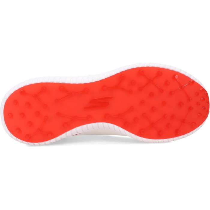 Гольф-взуття Skechers Max Fairway 3 Arch Fit для чоловіків без шипів (46.5 EU, Білий, Морська хвиля, Червоний)