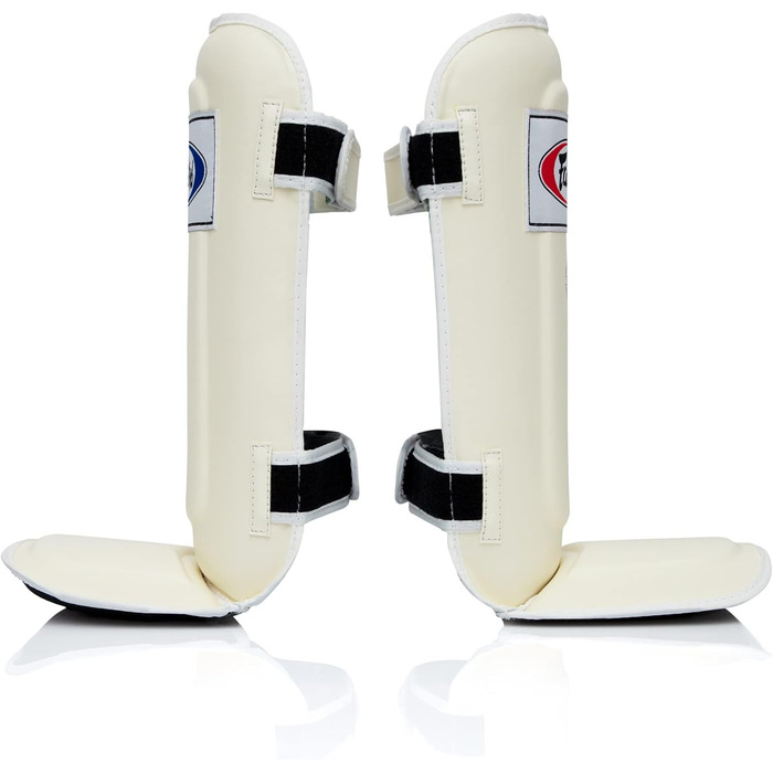 Захисні щитки для гомілки Fairtex SP3 для Муай Тай, MMA, чоловічі, жіночі, дитячі, легкі та міцні, білий, розмір L