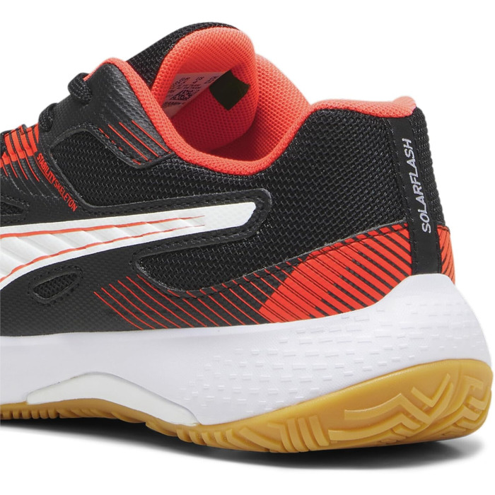 Дитячі кросівки PUMA Solarflash Jr II для фітнесу, 37.5 EU, чорний/фіалковий/білий/Gum