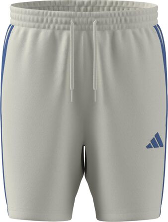 Чоловічі шорти Adidas Essential Three Stripes French Terry (Off White/Ray Blue), розмір XXS