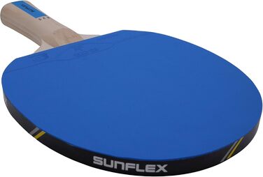 Sunflex Color COMP B25 ракетка для настільного тенісу, ITTF, легка, для початківців, синя накладка, хобі