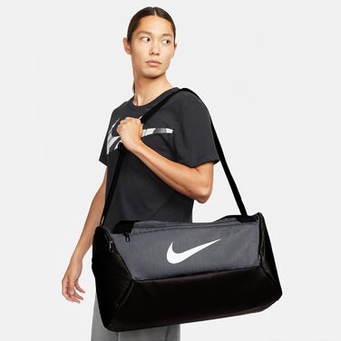 Сумка Nike Duff, універсальний розмір, сірий/чорний/білий
