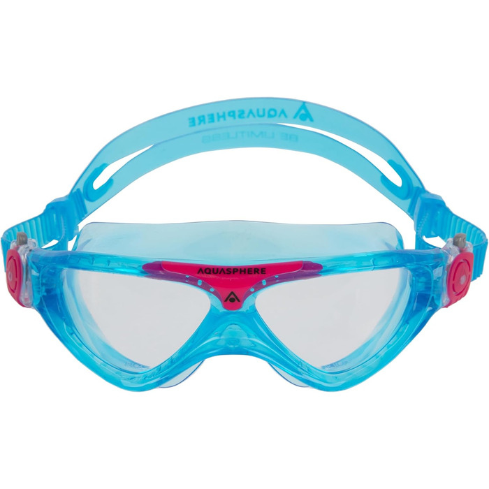 Дитяча маска для плавання Aqua Sphere Vista JR, бірюзово-рожева, універсальний розмір