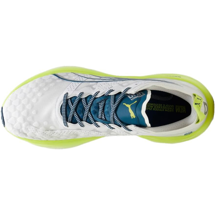 Кросівки для бігу PUMA Softride Symmetry Road - унісекс, 44.5 EU, білий/блакитний/лимонний