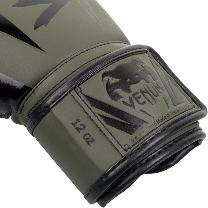 Боксерські рукавички Venum Elite Khaki/Black, 12 Oz