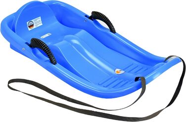Унісекс санки KHW Snow Bird De Luxe 96x54x20 см, льодяний блакитний, пластикові, для підлітків