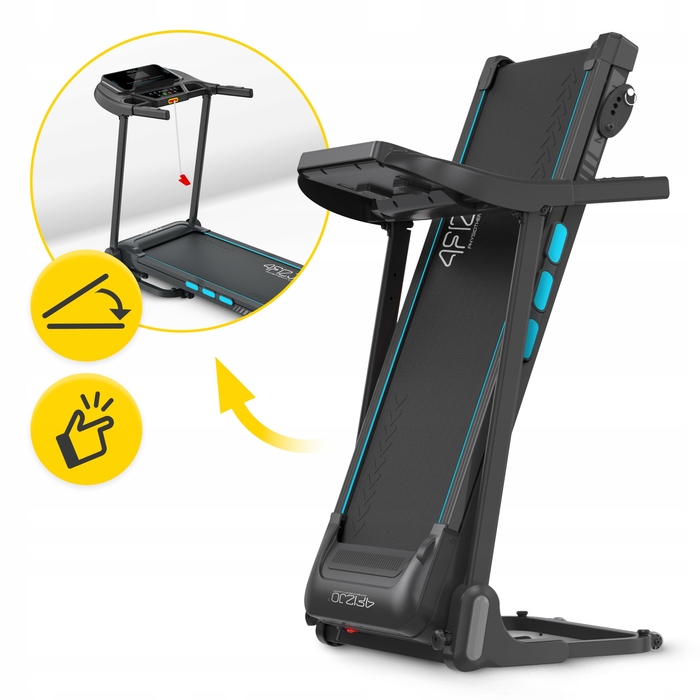 Електрична бігова доріжка 4FIZJO MY-RUN до 90 кг