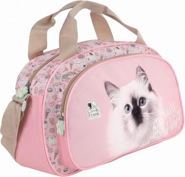 Дитяча спортивна сумка, дорожня сумка для собак, цуценят, хлопчиків та дівчаток, блакитна, 35 x 21 x 15 см, 10 літрів