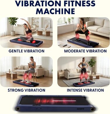 Бігова доріжка Squatz 2-in-1 Walking Pad для ходьби та бігу, синя