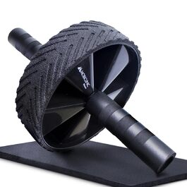 Ролер для пресу Mobiclinic з матом: комплекс для тренування пресу, до 150 кг, для дому