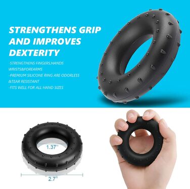 М'яч для тренування зап'ястя Gyro Ball з LED підсвічуванням: тренажер сили рук, пальців та зап'ястя, комплект