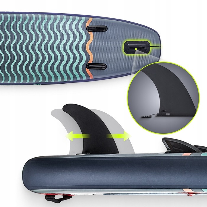 Надувна SUP-дошка TSUNAMI Wave T03 (350 см) з веслом та сидінням