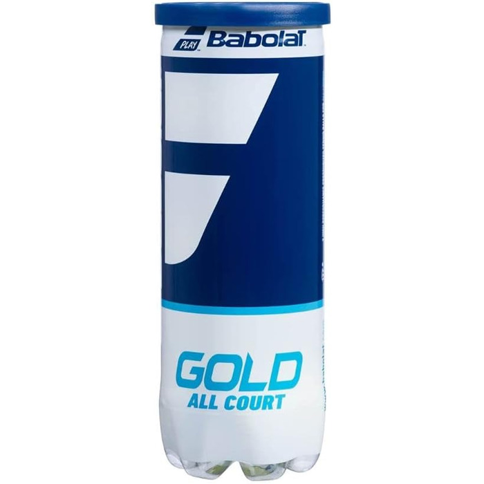 Тенісні м'ячі Babolat Gold All Court, 72 шт. (24×3), для дорослих гравців і тренерів, універсальні, високоякісні, у тубах