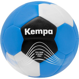 Гандбольний м'яч Kempa Spectrum Synergy Primo для дітей і дорослих, розмір 0, синій/білий, преміум-якість