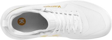 Дитячі гандбольні кросівки Kempa Kourtfly Jr – білий, червоний, чорний (36 EU, білий золотий)