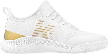 Дитячі гандбольні кросівки Kempa Kourtfly Jr – білий, червоний, чорний (36 EU, білий золотий)