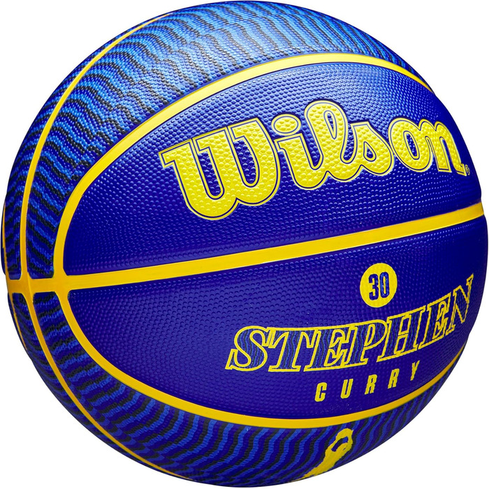 Баскетбольний м'яч Wilson NBA Stephen Curry для вулиці, розмір 7, міні, 17,8–74,9 см