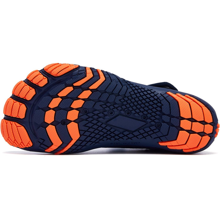 Дитячі шкарпетки-тапочки Raqua для плавання та відпочинку, розмір 28-37, блакитний/оранжевий