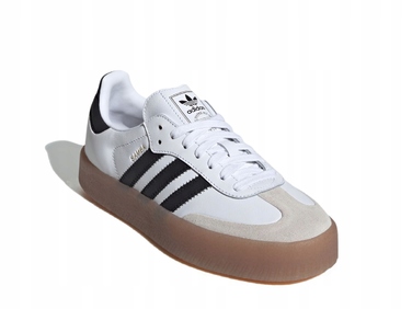 Жіночі кросівки adidas Sambae JI1349 білі, шкіряні, 38 2/3