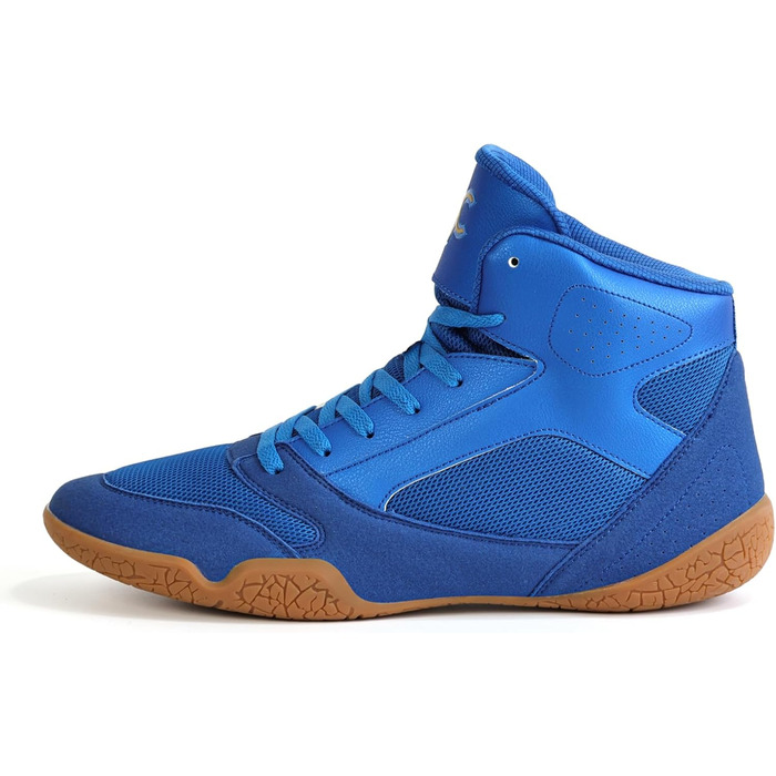 Чоловічі боксерські та спортивні черевики ZVC для боксу, фітнесу та пауерліфтингу (45 EU, Синій)