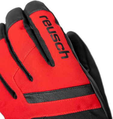 Гірськолижні рукавички Reusch Gore-TEX унісекс, водонепроникні Softshell (чорно-червоні, розмір 7.5)