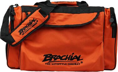 Чоловіча спортивна сумка Brachial Premium, помаранчева, водостійка, з відділенням для взуття та плечовим ременем, для спортзалу, розмір M