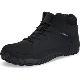 Зимові черевики IceUnicorn: теплі, з підкладкою, шкіряні, чорні (40 EU) для жінок та чоловіків