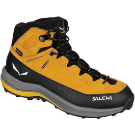 Дитячі трекінгові черевики Salewa MTN Trainer 2 Mid PTX, 35 EU, золотий