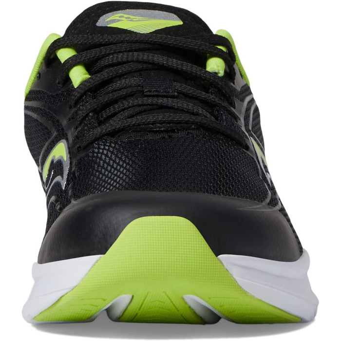 Кросівки для бігу Saucony Kinvara 13 для дівчаток та хлопчиків, чорний/лайм, розмір 11 Wide Big Kid