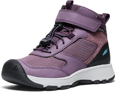 KEEN Skua Mid Waterproof - водонепроникні трекінгові черевики для дітей (37 EU) - чорний/сливовий