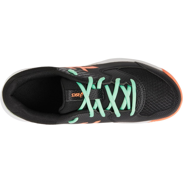 ASICS Gel-Dedicate 8 Gs - дитячі кросівки для падел-тенісу, чорний/кораловий (37 EU)