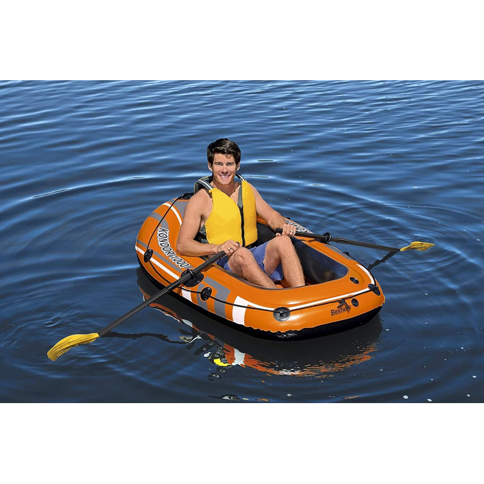 Надувний човен Bestway Kondor 1000, 155x93x30 см, для 1 людини, комплект