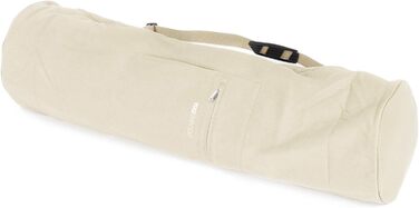Сумка для йоги Yogistar Yogibag Basic з блискавкою, велика, бавовна, 80 см, біла