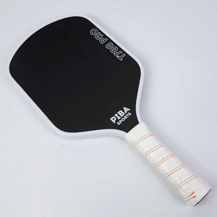 Професійна ракетка для піклболу PIBA Sports PRO, T700 карбон, 16 мм стільникова структура, шорстка поверхня для топ-спіну, подовжена ручка, легка та точна, для досвідчених і професіоналів