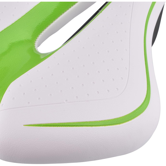 Сідло для гірського велосипеда Robuster, біло-зелене