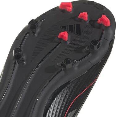 Дитячі футбольні бутси adidas F50 League Mid FG/MG - чорний, червоний, металік (28.5 EU)