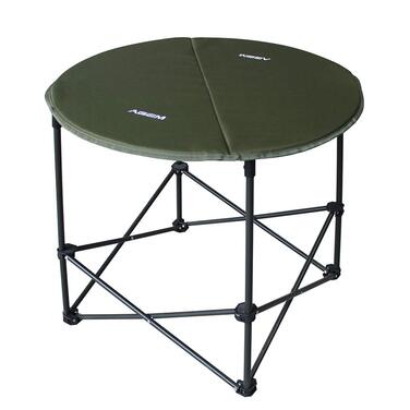 Складний круглий кемпінговий стіл AGEM Flatbar для пікніка та пляжу 71x62 см