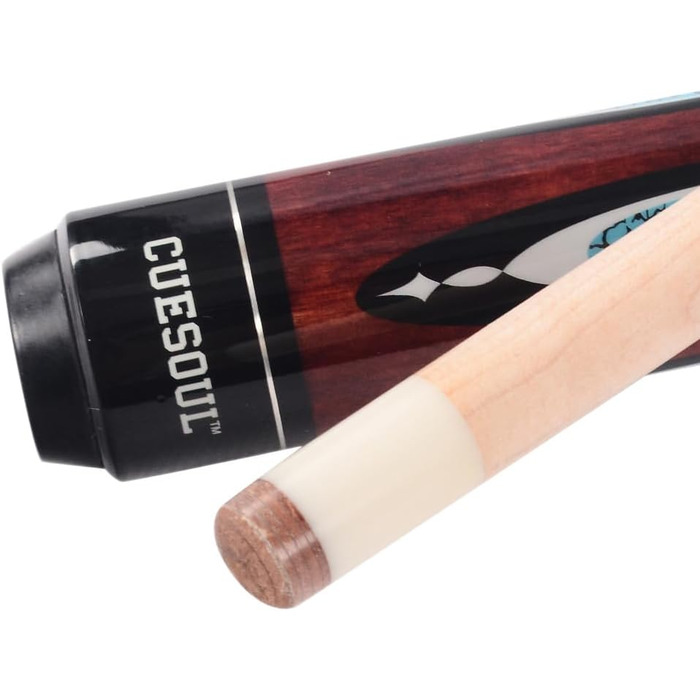CUESOUL Більярдний кий з'єднаний 19 1/2 Oz Maple, 58 дюймів, 13 мм (CSTB004)
