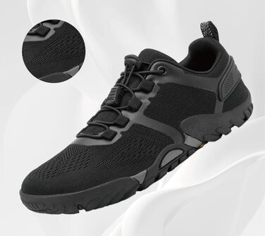 Barefoot Shoes HUSKSWARE для жінок та чоловіків – широка передня частина, неслизька підошва, дихаючі, посилені люверси для фітнесу, трейлраннінгу, хайкінгу та повсякденного використання. Колір: білий (колір: коричневий, розмір: 39 EU)