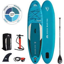 Надувна SUP-дошка AM AQUA MARINA Vapor 2021, 315x79x15 см, комплект