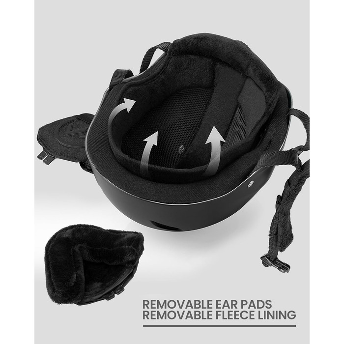 Шолом OutdoorMaster Kelvin для гірськолижного спорту та сноубордингу (унісекс), чорний, M