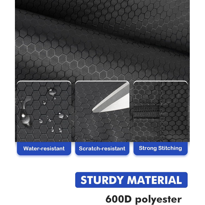 Сумка для більярду, 10 x 13 см, з кишенями на 4 кийки, 5 аксесуарів, з підкладкою, м'яка та міцна, з регульованими плечовими ременями для чоловіків та жінок, синього/чорного кольору